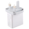 3A Max Output USB-PD + Dual QC3.0 USB Ports Travel Fast Charger, UK Plug