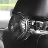 SUITU  12V/24V Mini Car Fan USB Charging Single Head Fan 360 Degree Cooling Fan, Style: Seat Back Model
