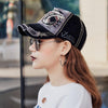13948 Shark Pattern Washable Baseball Cap Spring and Autumn Sun Hat, Size:One Size(Dark Gray)