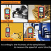 GM-100 Ultrasonic Thickness Meter Tester Gauge Velocity 1.2~225mm(Red)