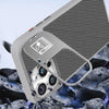 For iPhone 13 Pro Folding Holder Carbon Fiber MagSafe Phone Case(Black)