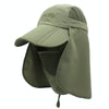 outfly 360 Degree Anti-Ultraviolet Hat Quick Drying Sun Cap, Size: Adjustable(Adult Army Green)
