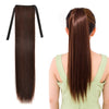 Natural Long Straight Hair Ponytail Bandage-style Wig Ponytail for WomenLength: 60cm (Marron)