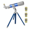 Children High-definition Multiple Astronomical Telescope Science Teaching Aids(B Model Blue)