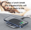 Yesido DS11 15W Desktop Qi Wireless Charger with LED Digital Display(Black)