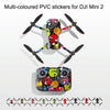 Sunnylife MM2-TZ452 For DJI Mini 2 Waterproof PVC Drone Body + Arm + Remote Control Decorative Protective Stickers Set(Drawing Black)