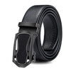Dandali GD833 Gypsophila Empty Run Men Automatic Buckle Double Edge Wrapping Leather Belt Waistband, Length: 120cm