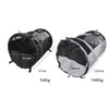 Foldable Pet Car Carrier Bag, Small (Black) - Durable & Breathable