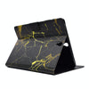 For Galaxy Tab S3 9.7 T820 TPU Horizontal Flip Leather Case with Holder & Card Slot & Sleep / Wake-up Function(Black Gold)