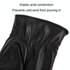 Fall Winter Men Leather Gloves PU Velvet Warm Riding Driving Touchscreen Gloves, Size: Average(Black)