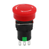 LA16 16mm Mounting Hole Emergency Stop Switch Mushroom Type Self-Locking Pushbutton Switches