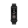 K7 1.14 inch TFT Screen Smart Call Bracelet, BT Call / Heart Rate / Blood Pressure / Blood Oxygen, Strap:Milanese Steel Strap(Black)