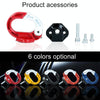 Durable Aluminum Alloy Bag Hook for Motorcycle / Bicycle(Red)