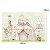 150 x 100cm Circus Clown Show Party Photography Background Cloth Decorative Scenes(MDT02787)