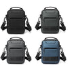 WEPOWER Simple Men Messenger Bag Can Wear Belt Hanging Bag Handheld Shoulder Bag(Grey)