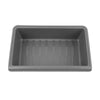 For Tesla Model Y 2021-2023 TPE Storage Organizer Under Car Seat, Style:without Cover(Grey)