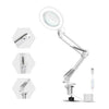 5X LED Magnifying Lamp Desk Light, 3 Colour Modes, Dimmable, 9000 Lumens