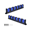 6-hole EVA Fishing Rod Storage Display Rack Club Holder, Color: Wall-mounted Blue