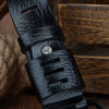 COWATHER QSK001 Men Casual Fashion Two-Layer Leather Pin Buckle Belt,Length 110cm(Coffee Color)