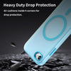 For iPhone SE 2022 / 2020 / 8 MagSafe Frosted Translucent TPU + PC Full Coverage Phone Case(Blue)