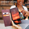 For Samsung Galaxy S25+ 5G CaseMe 013 Multifunctional Horizontal Flip Leather Phone Case(Red)