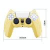 For Sony PS5 Cat Ear Shape Gamepad Silicone Protective Case(White)