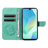 For Samsung Galaxy A26 5G Global Swallowtail Butterfly Embossed Leather Phone Case(Green)