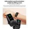 X4 1.14 inch HD Screen Bluetooth Earphone Smart Bracelet, Support Sleep Monitoring / Body Temperature Monitoring / Heart Rate Monitoring(Rose Gold)