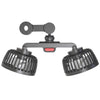 12V/24V Car Rear Seat Back USB Interface Powerful Double-headed Fan(F4207)