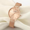 Curren 9024 Casual Steel Strap Waterproof Women Quartz Watch, Color: Gold Shell White Surface