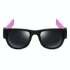 New Fashion Crimp Folding Mirror Pops Polarized Sunglasses Casual UV400 Protection Glasses for Men / Women(Purple)