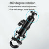 9cm Connecting Rod 20mm Ball Head Motorcycle Handlebar Fixed Mount Holder with Tripod Adapter & Screw for GoPro, Insta360, DJI and Other Action Cameras(Black)
