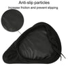 Mountain Bike Silicone Saddle Cover Cycling Stereo Saddle Gear(Black)