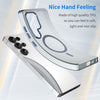 For Samsung Galaxy S25 Ultra MagSafe Frosted Translucent TPU + PC Full Coverage Phone Case(Dark Blue)