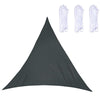 Triangle Outdoor Garden Sunshade Sail Waterproof Anti-UV Canopy, Size: 4.5m x 4.5m x 4.5m(Black)