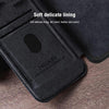For Samsung Galaxy S25+ 5G NILLKIN QIN Series Pro Sliding Camera Cover Design Leather Phone Case(Brown)
