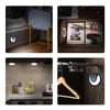 USB Charging Light & Human Body Sensing Control Smile Magnetic Night Light(Warm white light)