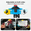 MOTOSLG Crab Motorcycle Phone Clamp Bracket M10 Ballhead Mount(Yellow Blue White)