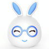 Happy Rabbit Creative Touch 3D LED Decorative Night Light, AAA Battery Version (Blue)