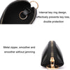 Mini Car Key Bag Large Capacity Soft Leather Coin Purse(Blue)