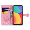 For Alcatel 1S 2021 Lovely Cat and Dog Embossing Pattern Horizontal Flip Leather Case , with Holder & Card Slots & Wallet & Cartoon Clasp & Lanyard(Pink)