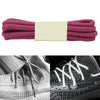 Reflective Shoe laces Round Sneakers ShoeLaces Kids Adult Outdoor Sports Shoelaces, Length:160cm(Rose Red)