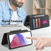 For Samsung Galaxy A06 CaseNeo MagSafe RFID Anti-theft Retro Leather Phone Case(Black)