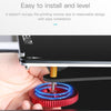 Creality Metal Red Hand Screwed Leveling Nut for Ender-3 / Ender-3 Pro / Ender-3 V2 / CR-10 Pro V2 3D Printer (Red)