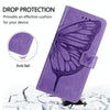For Asus Zenfone 11 Ultra Embossed Butterfly Leather Phone Case(Purple)