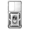 For Samsung Galaxy S25 Ultra 5G Sliding Camshield Holder Phone Case(Silver)