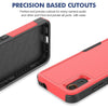For Samsung Galaxy XCover7 2 in 1 PC + TPU Phone Case(Red)