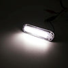 4pcs MK-162 6LED Light Guide Side Light 10-30V Trailer Side Tail Light(White)