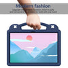 For  Lenovo Tab  P12 Handle Kickstand Children EVA Shockproof Tablet Case(Navy Blue)