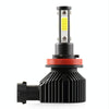 M6 H8 / H9 / H11 2 PCS DC9-36V / 25W / 6000K / 2500LM IP68 Waterproof Car LED Headlight(Cold White Light)